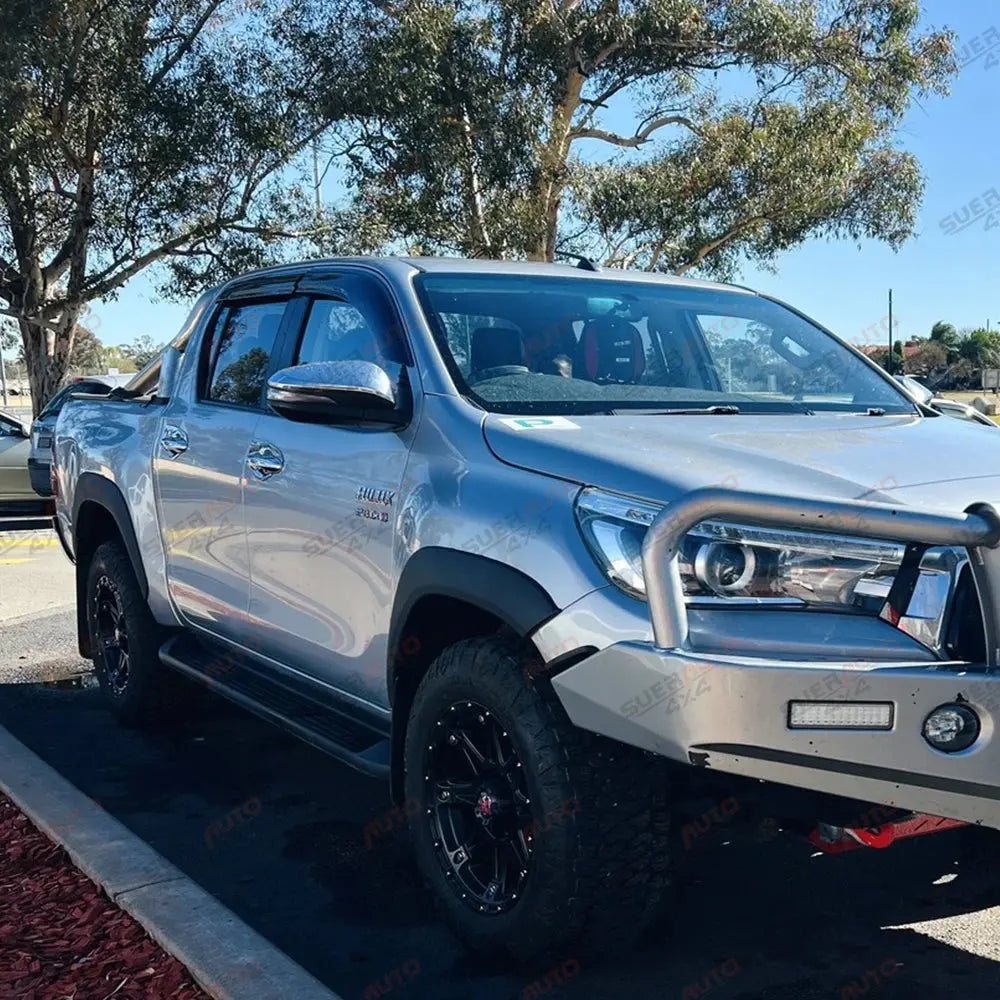 Toyota Hilux N80 Slim Fender Flares 4” – Matte Black (2015–2024) Tuck's Performance