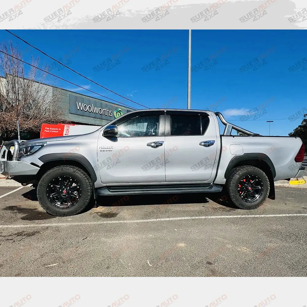 Toyota Hilux N80 Slim Fender Flares 4” – Matte Black (2015–2024) Tuck's Performance
