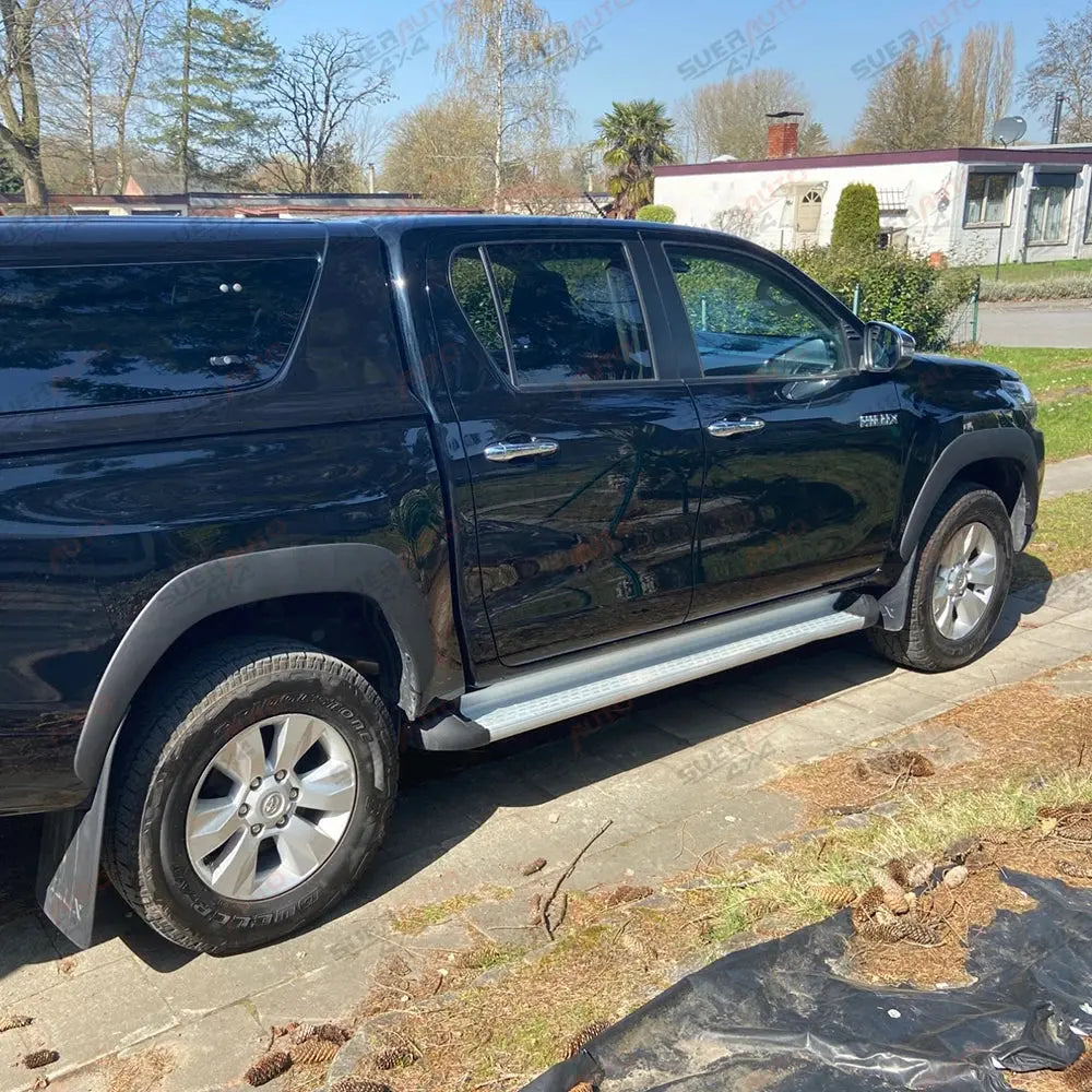 Toyota Hilux N80 Slim Fender Flares 4” – Matte Black (2015–2024) Tuck's Performance