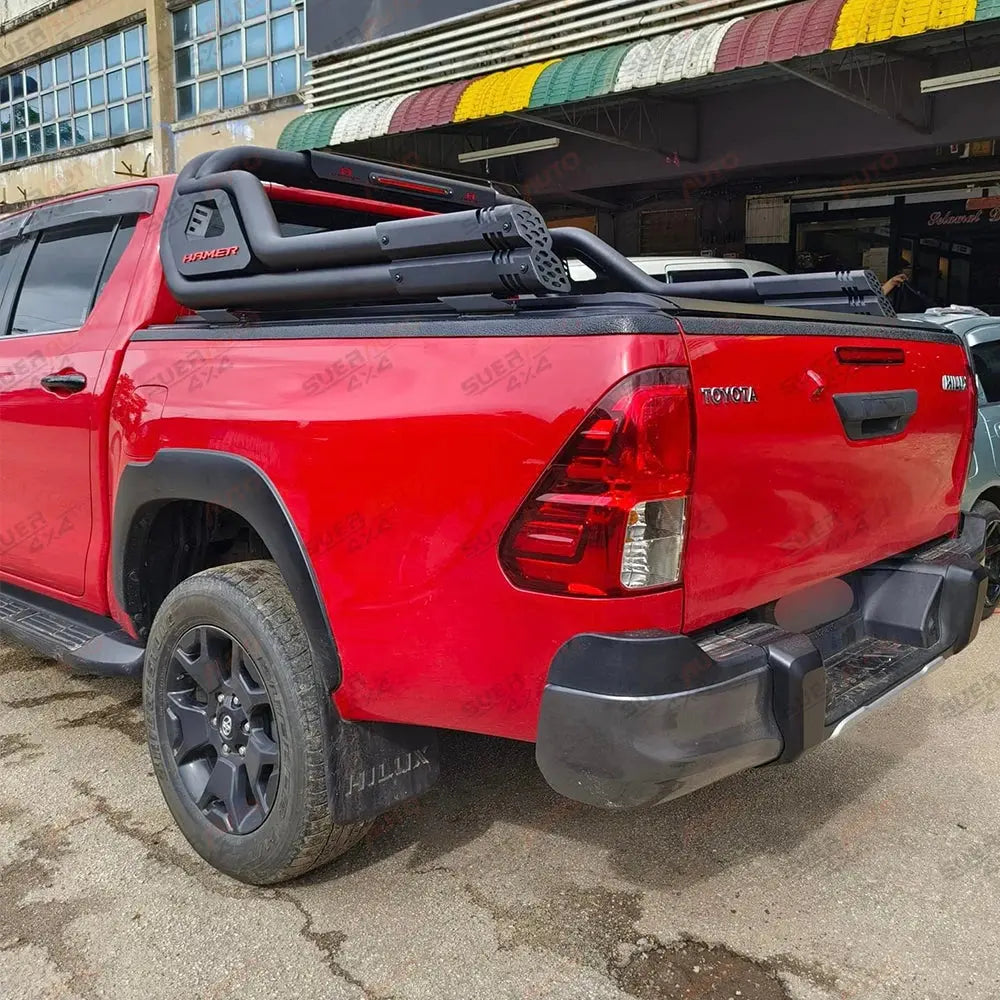 Toyota Hilux N80 Slim Fender Flares 4” – Matte Black (2015–2024) Tuck's Performance