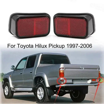 Toyota Hilux Rear Bumper Reflector Pair – Left & Right (1997–2006 Pickup) Tuck's Performance