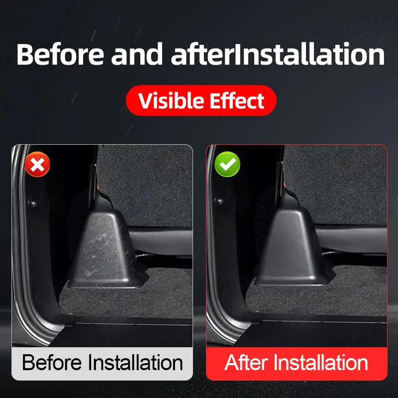 Toyota Land Cruiser 200 Series (2008–2021) – Rear Seat Back Panel Replacement / Protector Trim (ABS) Tuck's Performance