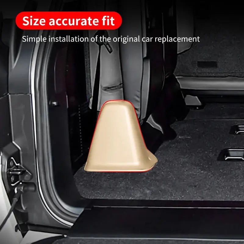 Toyota Land Cruiser 200 Series (2008–2021) – Rear Seat Back Panel Replacement / Protector Trim (ABS) Tuck's Performance