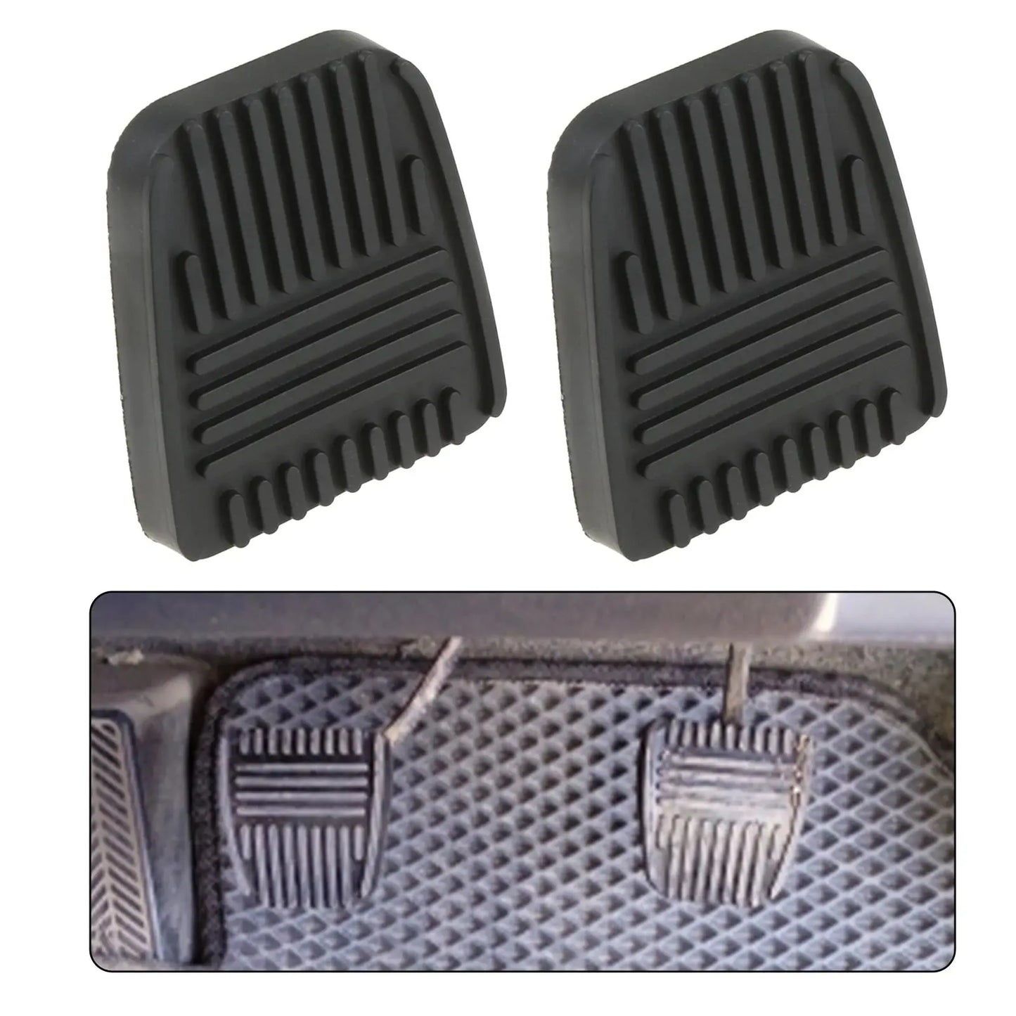 Toyota Pedal Pad Set – Brake & Clutch Rubber Covers (Multiple Toyota Models) Tuck's Performance