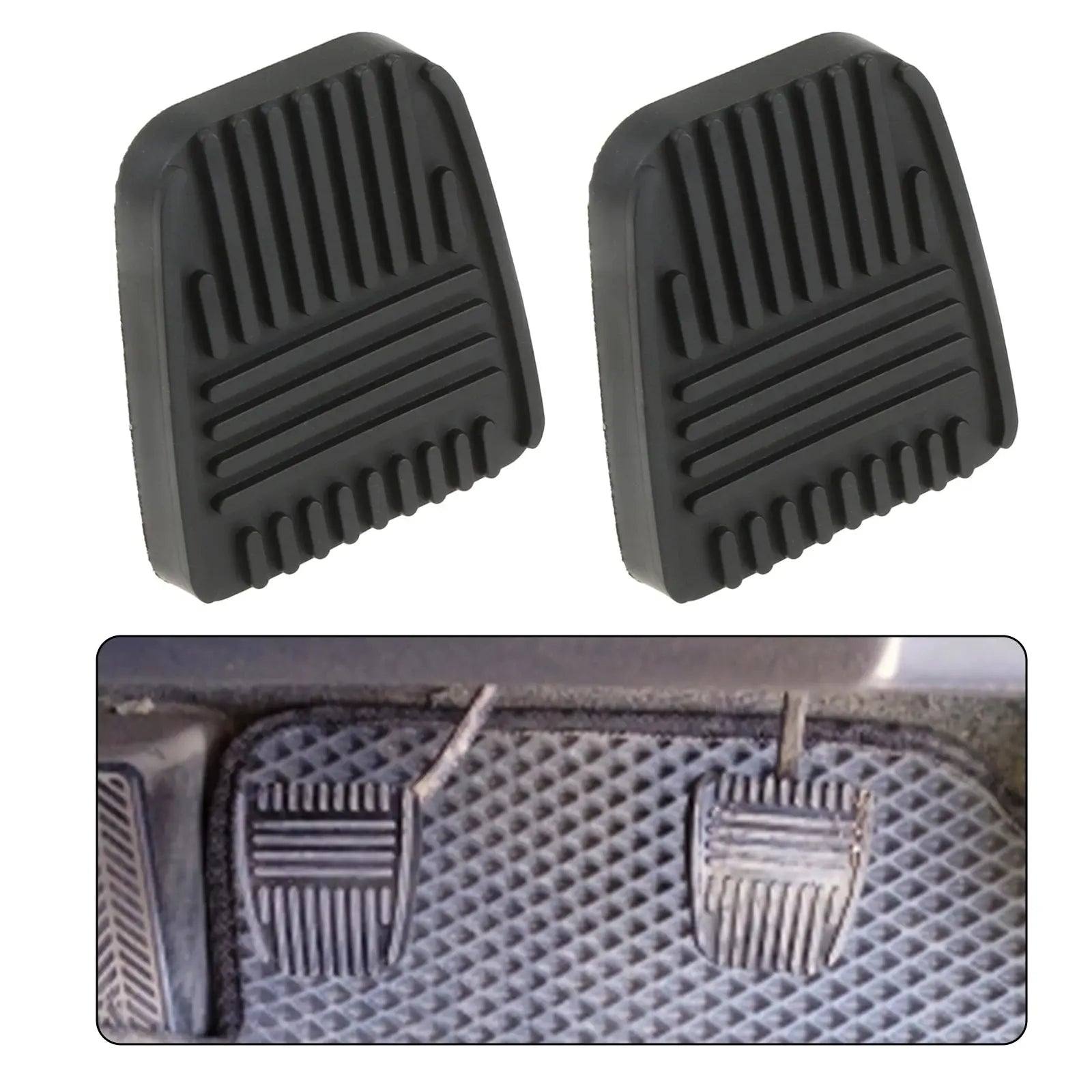 Toyota Pedal Pad Set – Brake & Clutch Rubber Covers (Multiple Toyota Models) Tuck's Performance