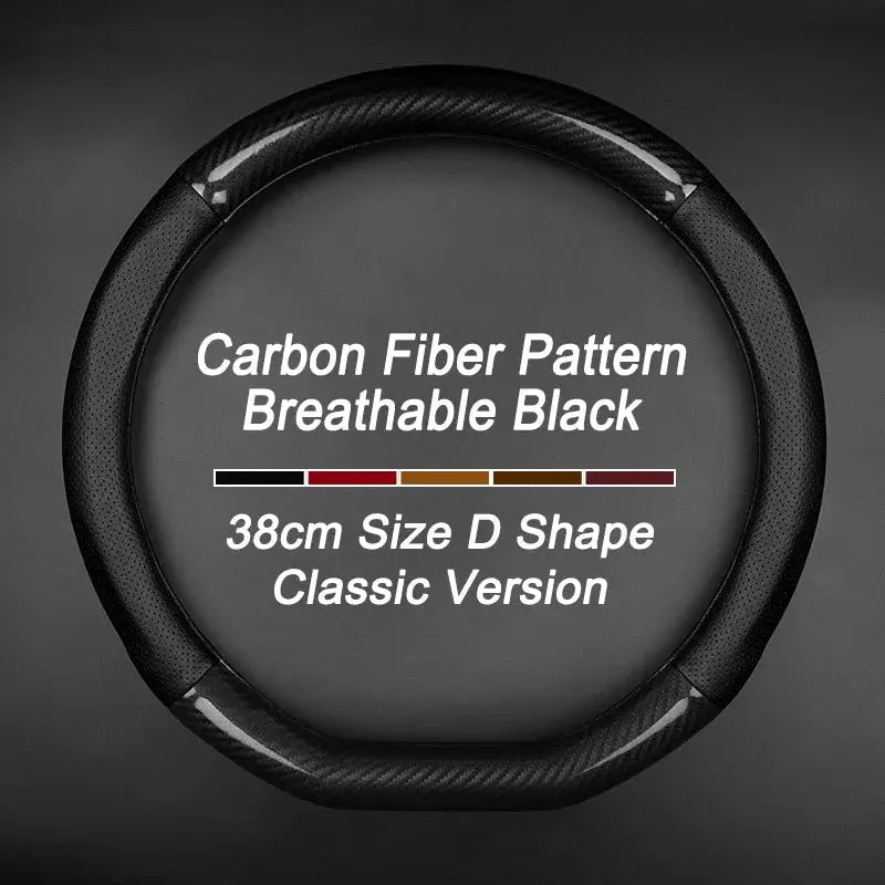 Toyota Prado 150 / 250 Genuine Leather Steering Wheel Cover – Anti-Slip Interior Upgrade Tuck's Performance
