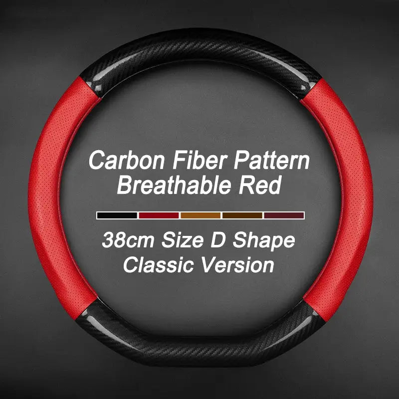 Toyota Prado 150 / 250 Genuine Leather Steering Wheel Cover – Anti-Slip Interior Upgrade Tuck's Performance