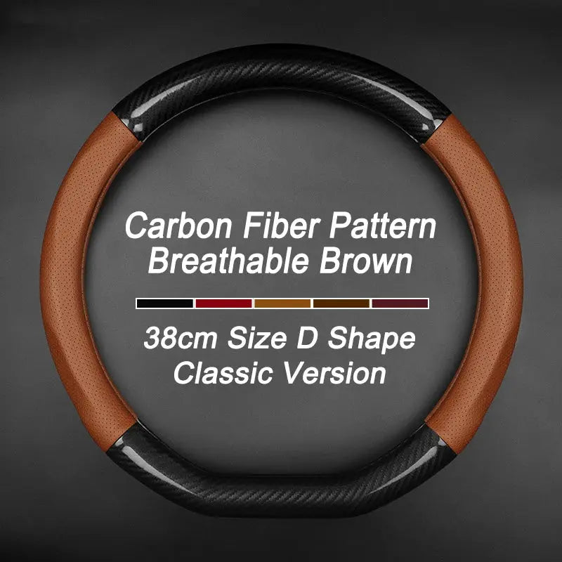 Toyota Prado 150 / 250 Genuine Leather Steering Wheel Cover – Anti-Slip Interior Upgrade Tuck's Performance