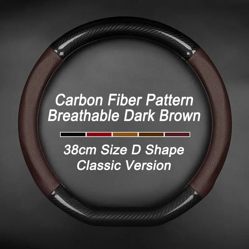 Toyota Prado 150 / 250 Genuine Leather Steering Wheel Cover – Anti-Slip Interior Upgrade Tuck's Performance
