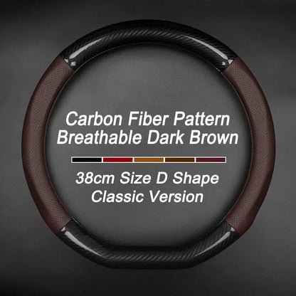 Toyota Prado 150 / 250 Genuine Leather Steering Wheel Cover – Anti-Slip Interior Upgrade Tuck's Performance