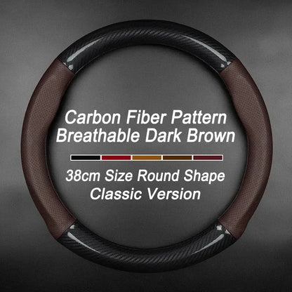 Toyota Prado 150 / 250 Genuine Leather Steering Wheel Cover – Anti-Slip Interior Upgrade Tuck's Performance