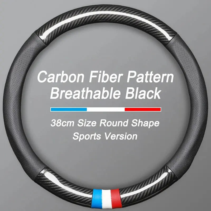 Toyota Prado 150 / 250 Genuine Leather Steering Wheel Cover – Anti-Slip Interior Upgrade Tuck's Performance