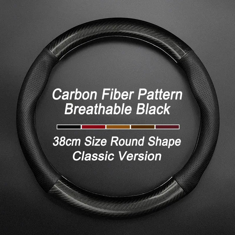 Toyota Prado 150 / 250 Genuine Leather Steering Wheel Cover – Anti-Slip Interior Upgrade Tuck's Performance