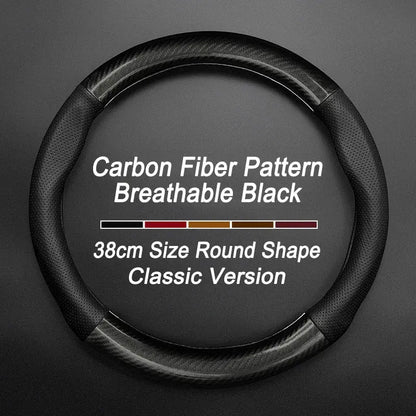 Toyota Prado 150 / 250 Genuine Leather Steering Wheel Cover – Anti-Slip Interior Upgrade Tuck's Performance