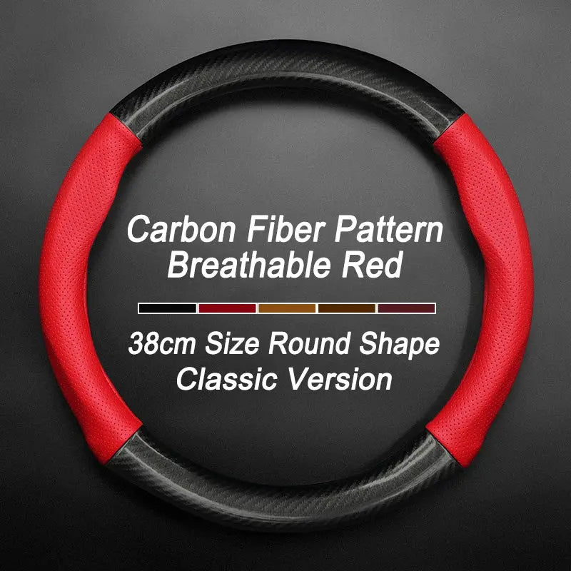 Toyota Prado 150 / 250 Genuine Leather Steering Wheel Cover – Anti-Slip Interior Upgrade Tuck's Performance