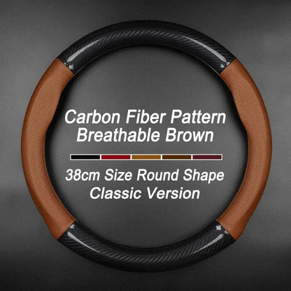 Toyota Prado 150 / 250 Genuine Leather Steering Wheel Cover – Anti-Slip Interior Upgrade Tuck's Performance