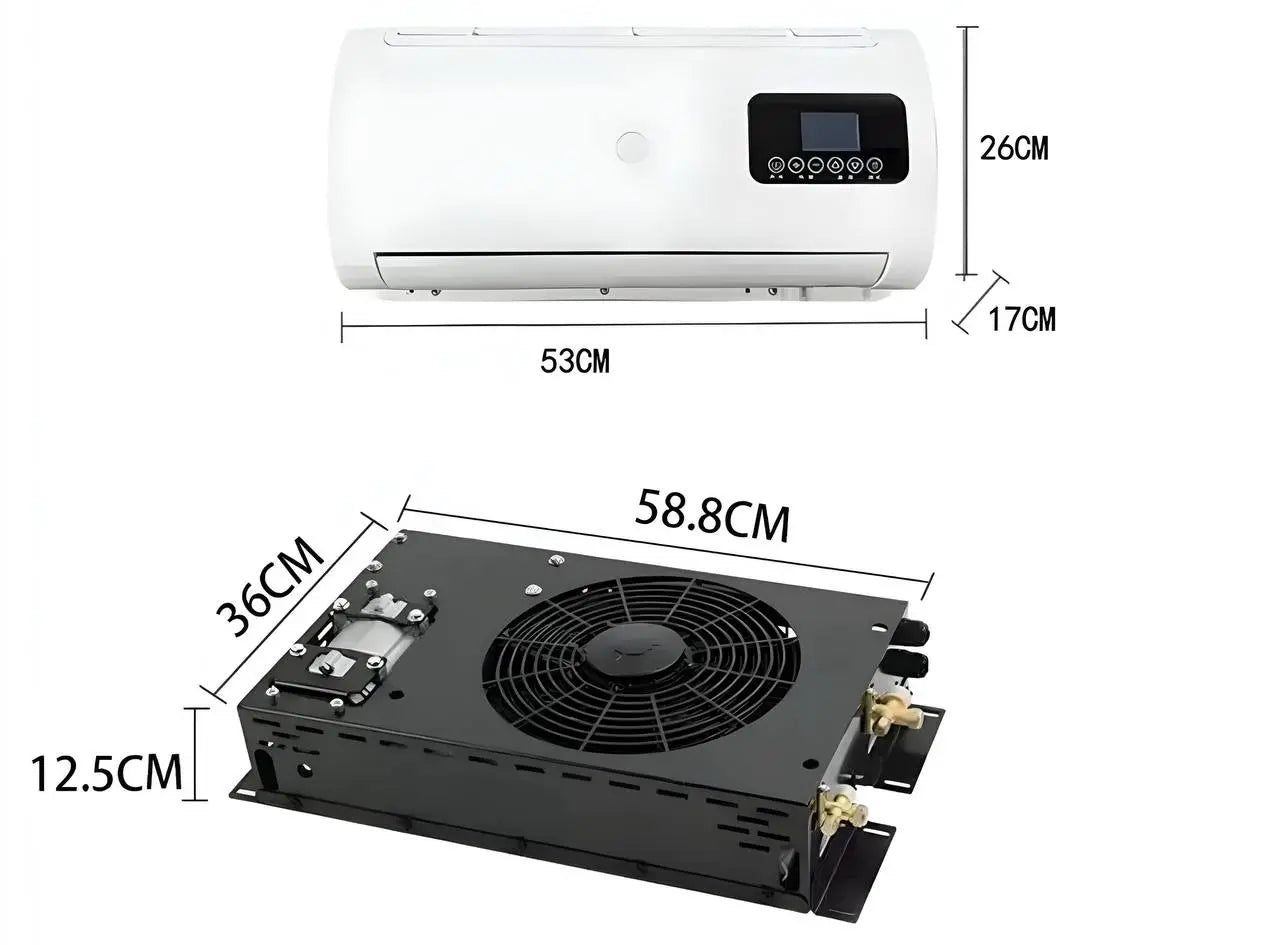 Under Vehicel Electric Air Conditioner 12v or 24v Split System Tuck's Performance
