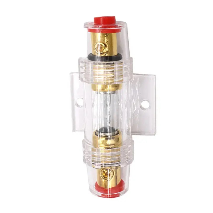 Universal 12V–48V AGU In-Line Fuse Holder – Zinc Alloy | 30A / 40A / 60A / 80A / 100A | 8–10AWG Car Audio Fuse Block Tuck's Performance