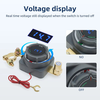 Universal 12V–48V High-Amp Manual Reset Circuit Breaker (100A / 150A / 200A / 300A) - Tuck's Performance