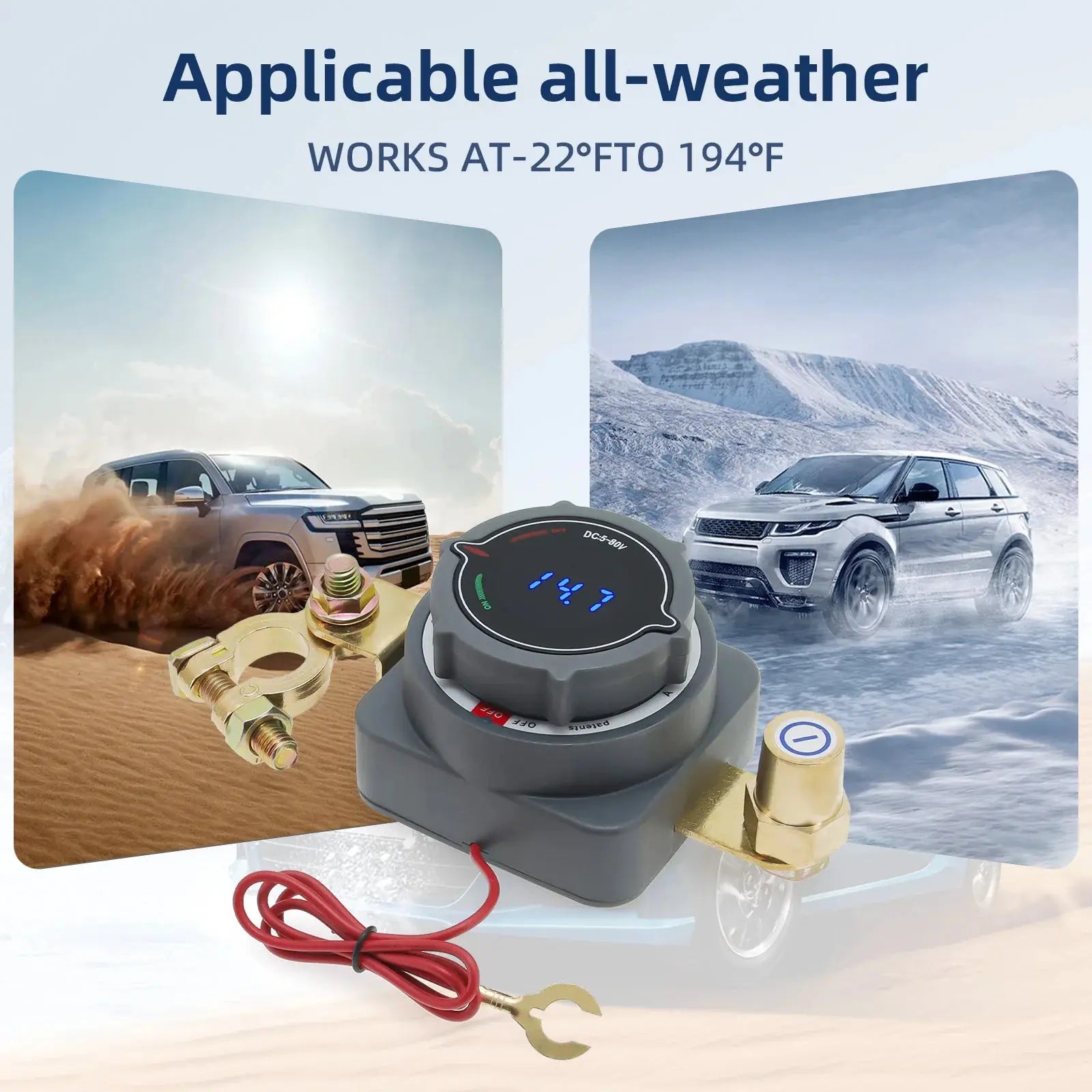 Universal 12V–48V High-Amp Manual Reset Circuit Breaker (100A / 150A / 200A / 300A) - Tuck's Performance