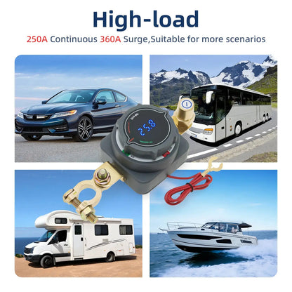 Universal 12V–48V High-Amp Manual Reset Circuit Breaker (100A / 150A / 200A / 300A) - Tuck's Performance