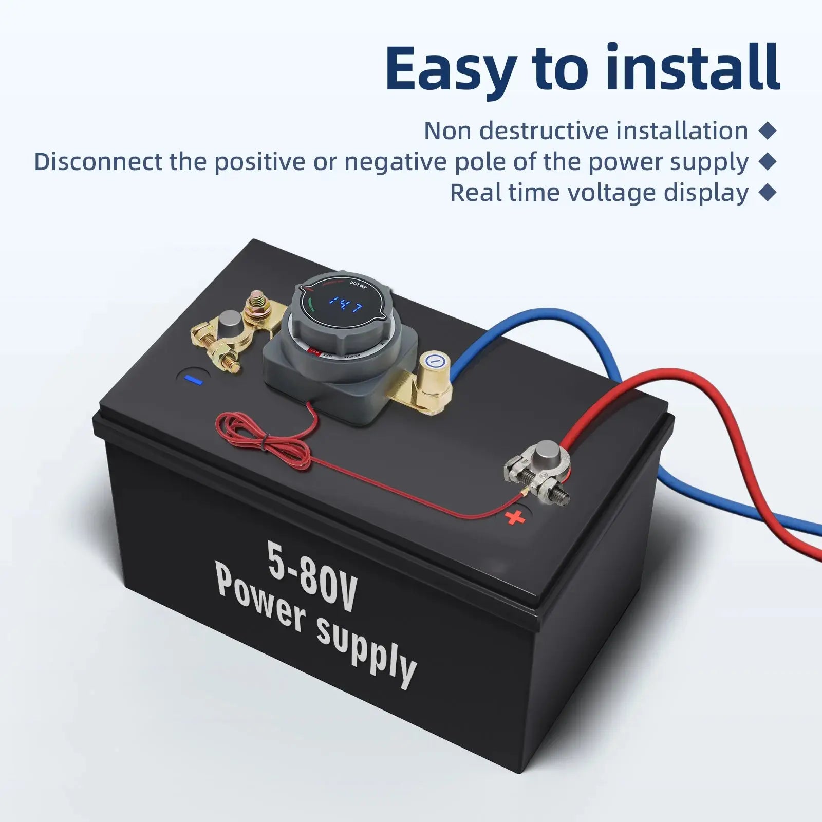 Universal 12V–48V High-Amp Manual Reset Circuit Breaker (100A / 150A / 200A / 300A) - Tuck's Performance