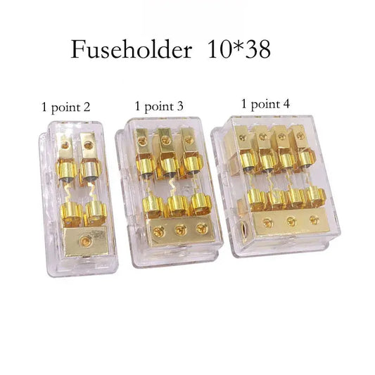 Universal AGU Fuse Holder Distribution Block – 1 In / 2–4 Out (60A High-Current) Tuck's Performance