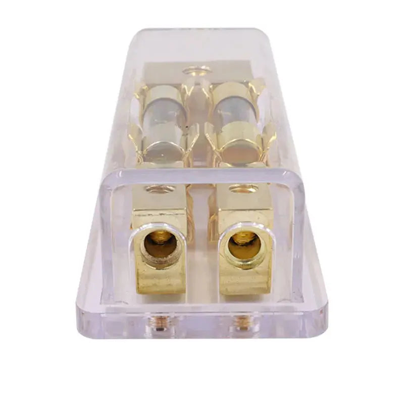 Universal AGU Fuse Holder Distribution Block – 1 In / 2–4 Out (60A High-Current) Tuck's Performance