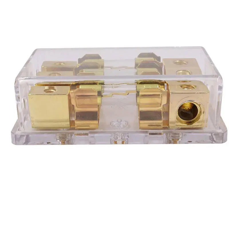 Universal AGU Fuse Holder Distribution Block – 1 In / 2–4 Out (60A High-Current) Tuck's Performance