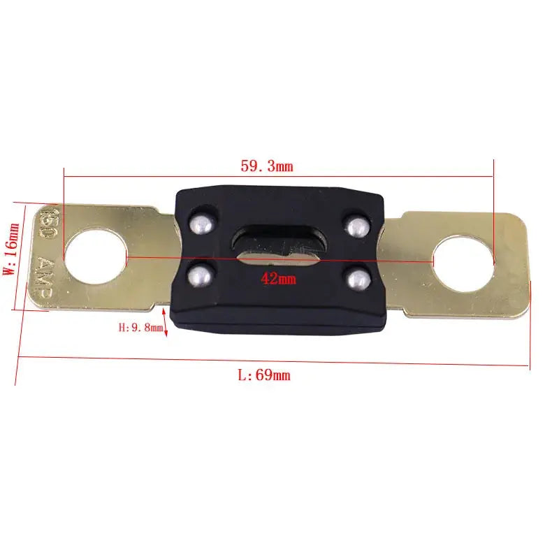 Universal ANM Car Power Fuse Block – Heavy Duty 300A Bolt-On Fuse Holder with Protective Cover (2-Way) Tuck's Performance