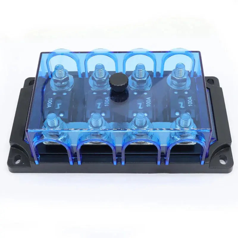 Universal ANM Car Power Fuse Block – Heavy Duty 300A Bolt-On Fuse Holder with Protective Cover (2-Way) Tuck's Performance