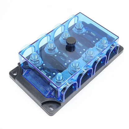 Universal ANM Car Power Fuse Block – Heavy Duty 300A Bolt-On Fuse Holder with Protective Cover (2-Way) Tuck's Performance