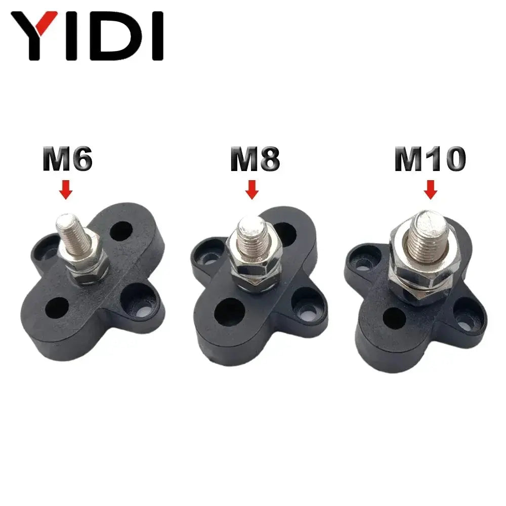 Universal Heavy Duty Battery Bus Bar Stud Pair – 12V–48V Power Distribution (M6 / M8 / M10) Tuck's Performance