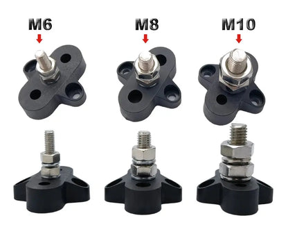 Universal Heavy Duty Battery Bus Bar Stud Pair – 12V–48V Power Distribution (M6 / M8 / M10) Tuck's Performance
