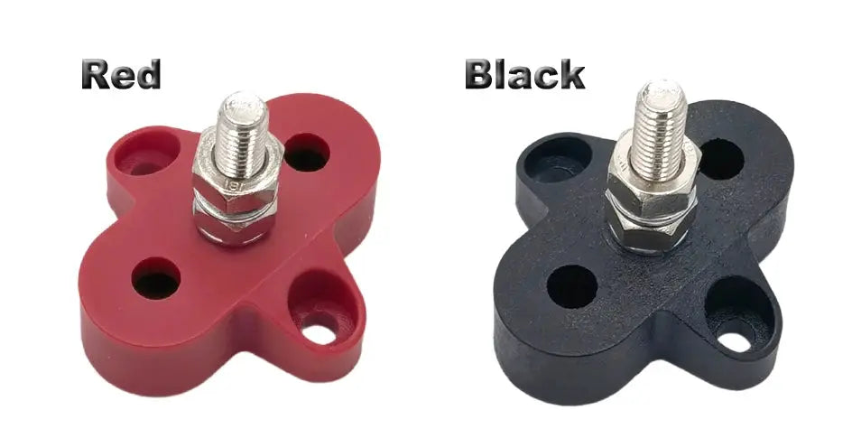 Universal Heavy Duty Battery Bus Bar Stud Pair – 12V–48V Power Distribution (M6 / M8 / M10) Tuck's Performance