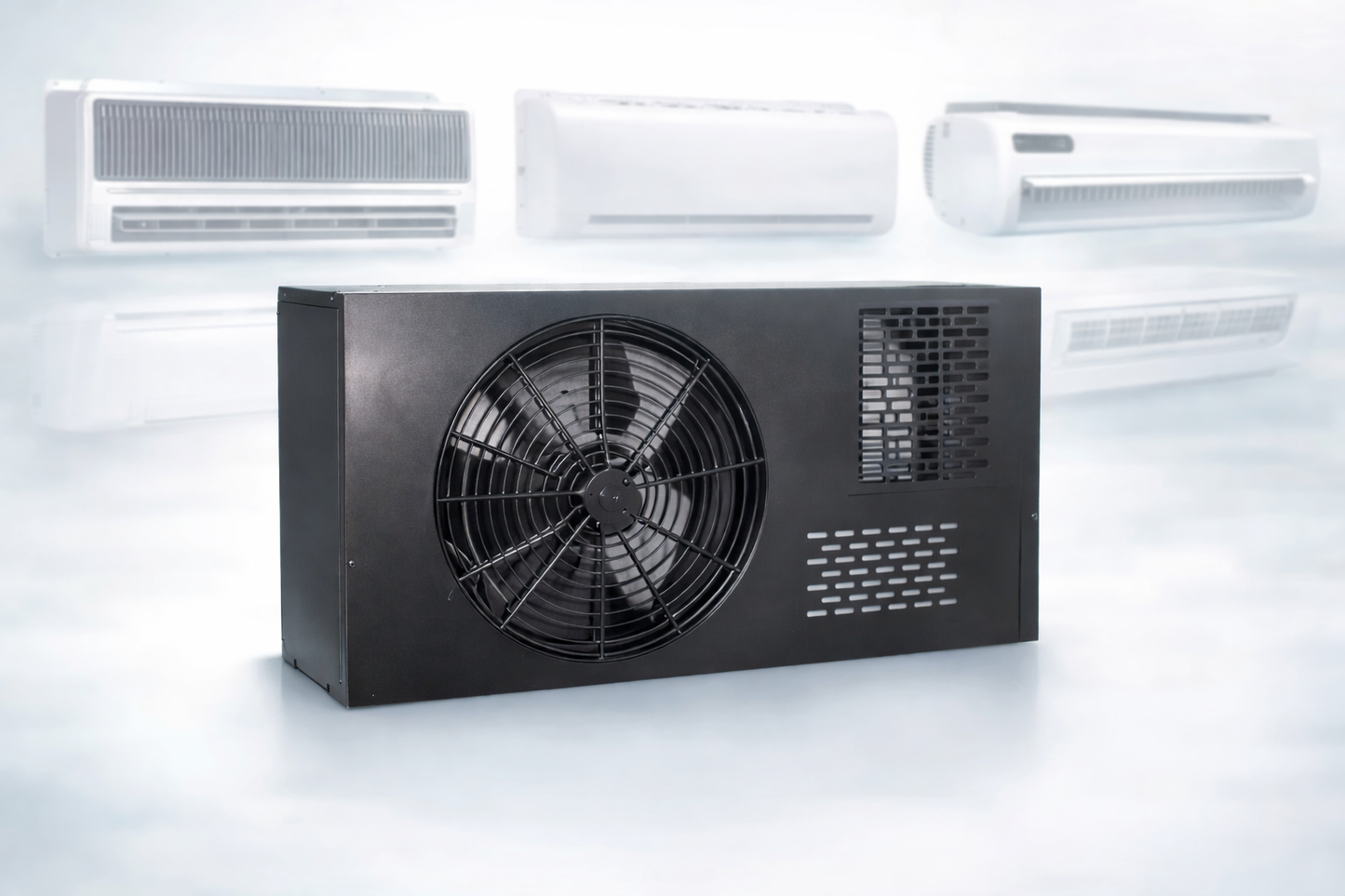 WS200 12V/24V Electric Split System AC | Horizontal Low-Profile Mount | Under-Vehicle & Chassis Tucks Cool