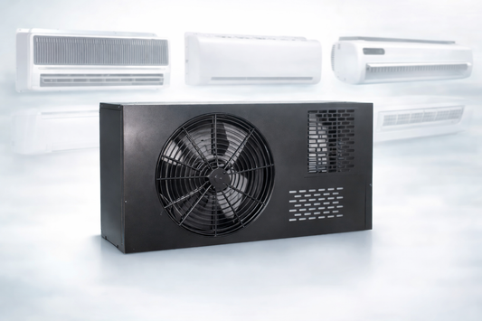 WS200 12V/24V Electric Split System AC | Horizontal Low-Profile Mount | Under-Vehicle & Chassis Tucks Cool