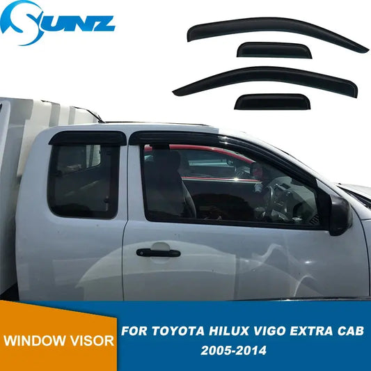 Window Visor  Hilux  Extra Cab N70 Full Set Tuck's Performance