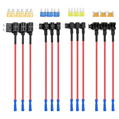 Add-a-circuit fuse tap kit with standard, mini and micro2 taps