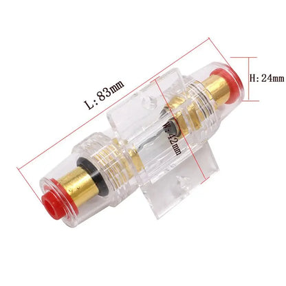 In-line holder opened showing the AGU fuse