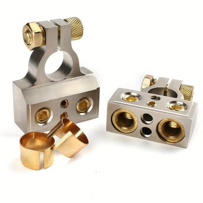 Heavy-duty alloy battery terminals for 0GA to 10GA cable