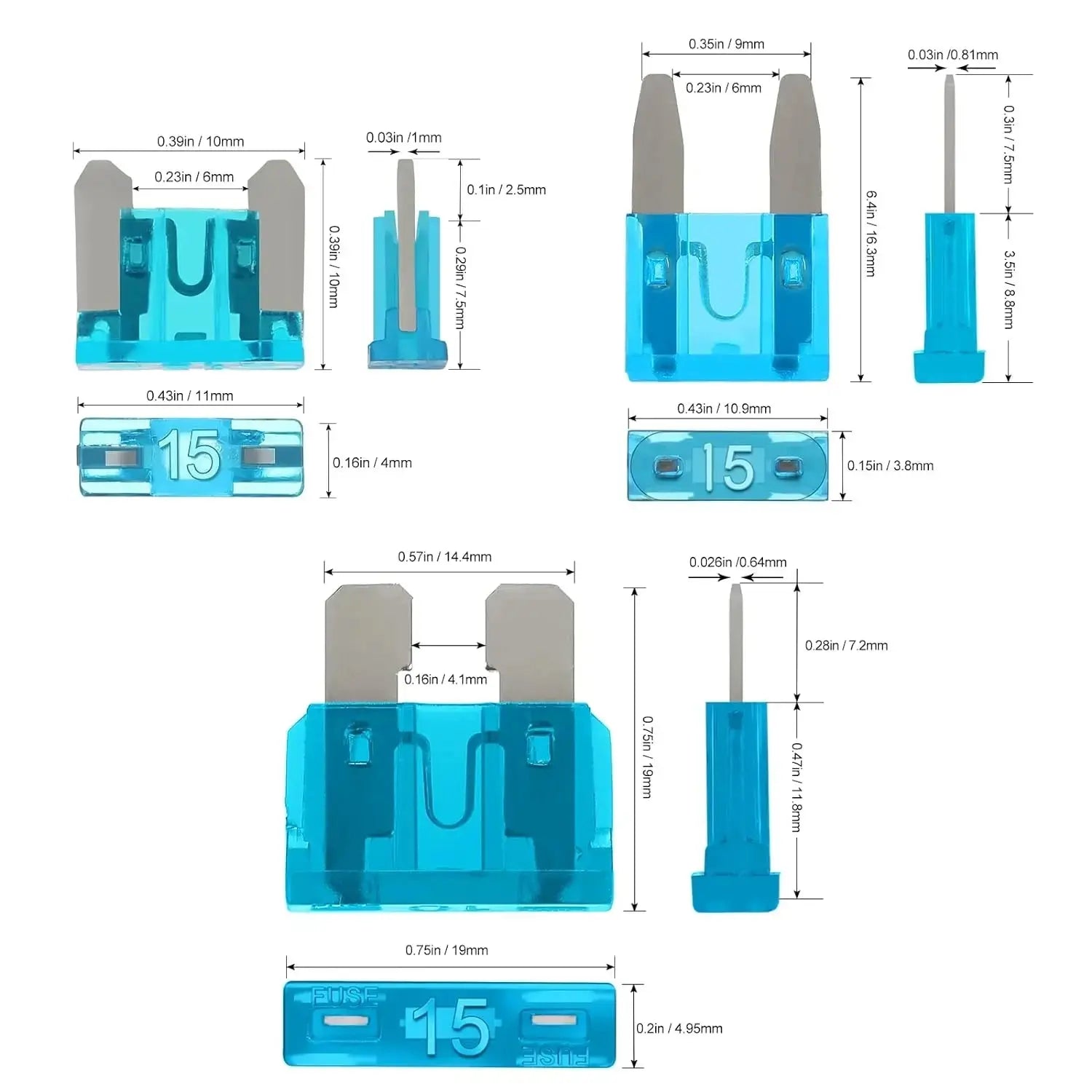 Fuse puller included with the automotive fuse kit