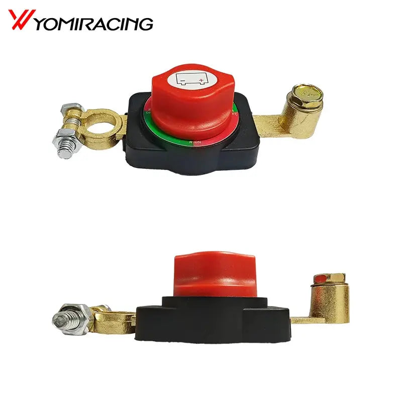 Isolator switch in the off position