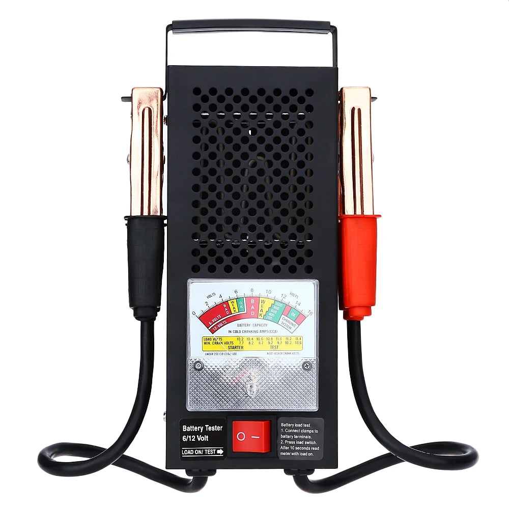BT-100 automotive battery load tester for 6V and 12V