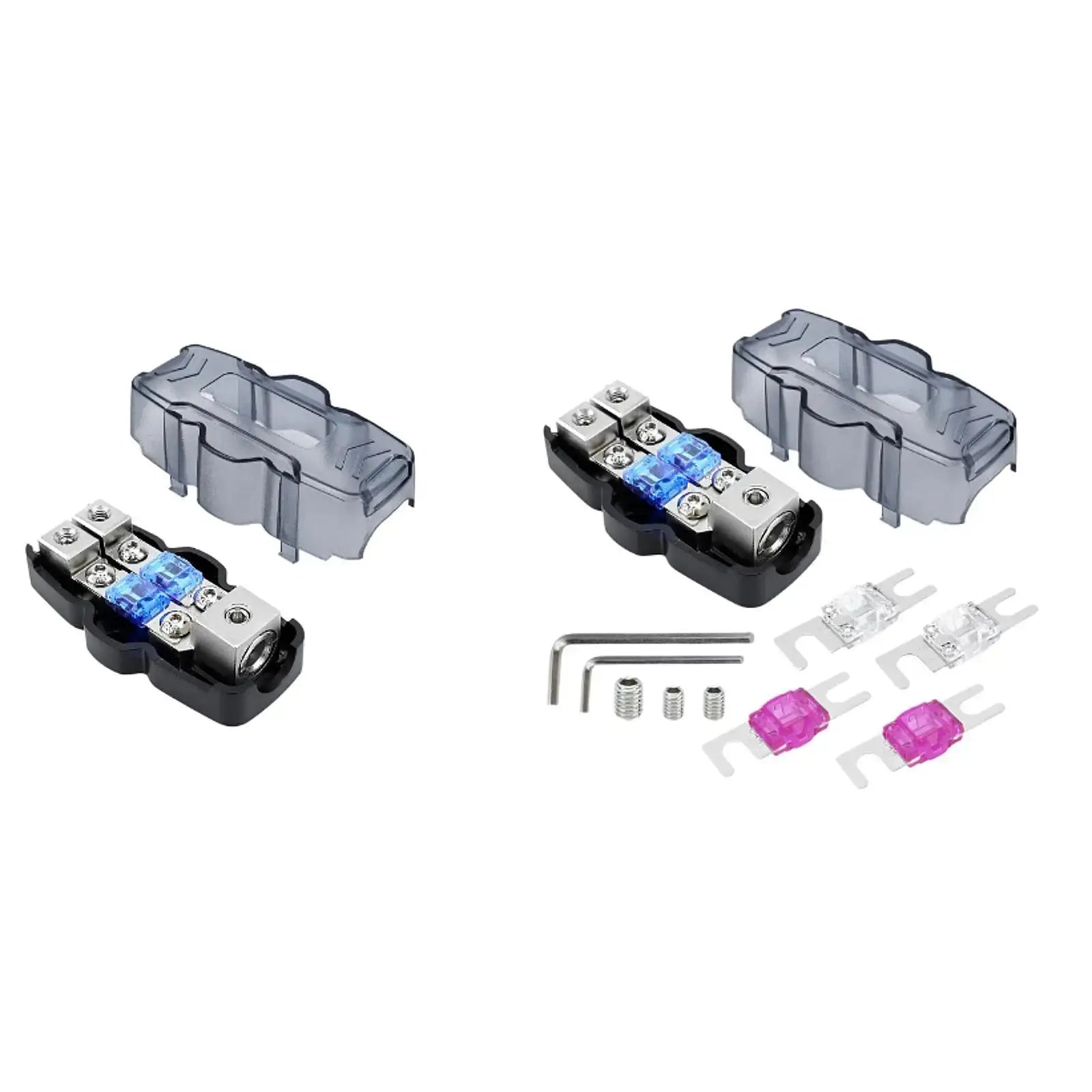 Installation accessories included with the block