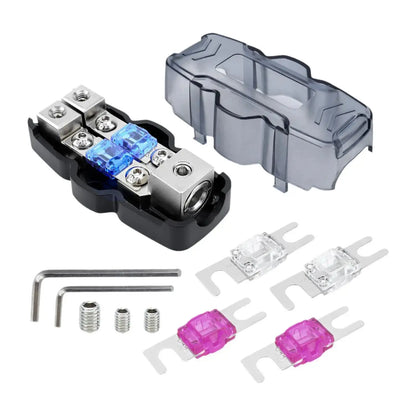 Fused distribution block, 1 in 2 out, 60A to 100A