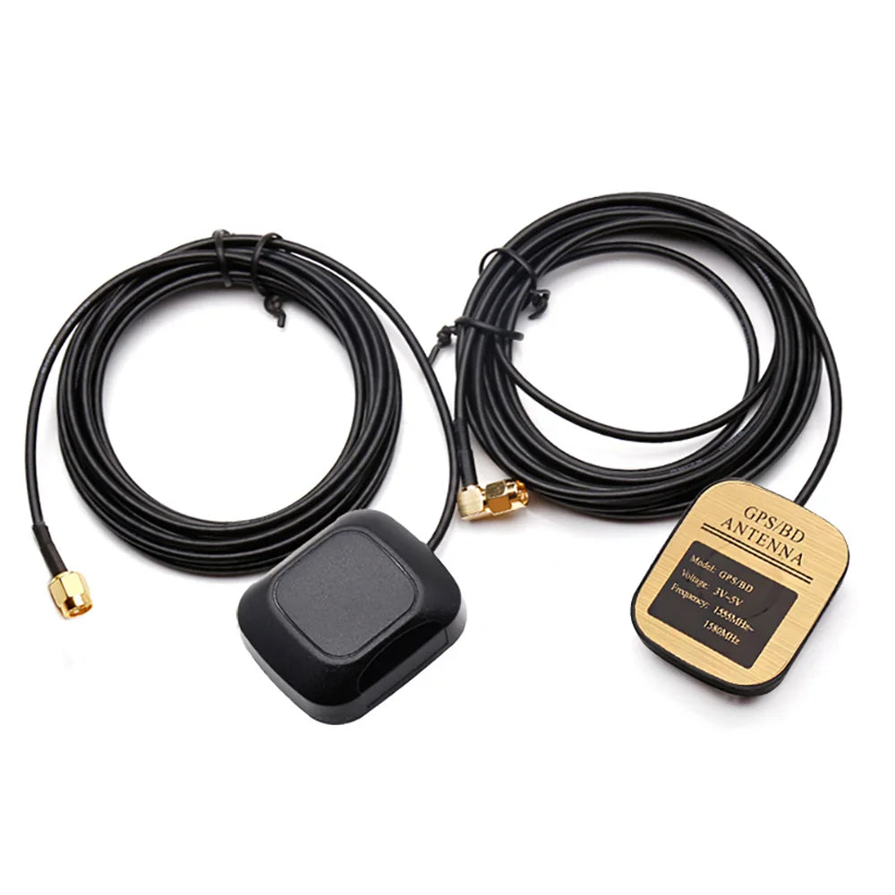 SMA and Fakra connector options on the GPS antenna