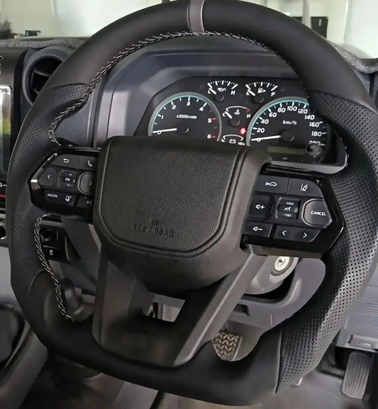 Custom steering wheel for LandCruiser 70 Series 76, 78 and 79
