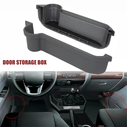 Cup holder detail on the door pocket storage box