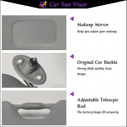 Sun visor mounting bracket and pivot detail